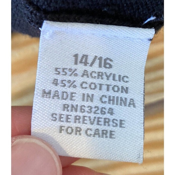 Dress Barn Mock Neck Sweater Size 14/16 Women’s Black Pullover - Picture 5 of 8